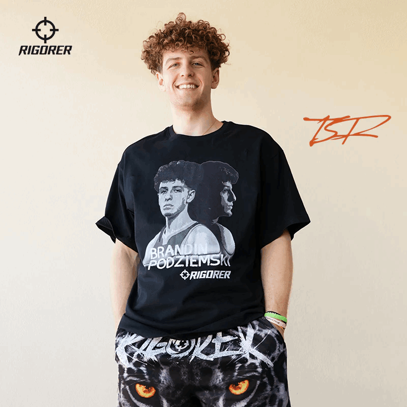 Rigorer Brandin Podziemski Image T-shirt [YX-L93-1BJ] - BPBazaar