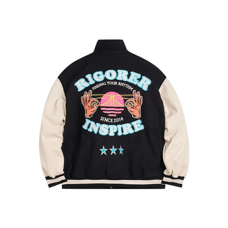 Rigorer X Brandin Podziemski Varsity Jacket – Bp Jacket – BPBazaar