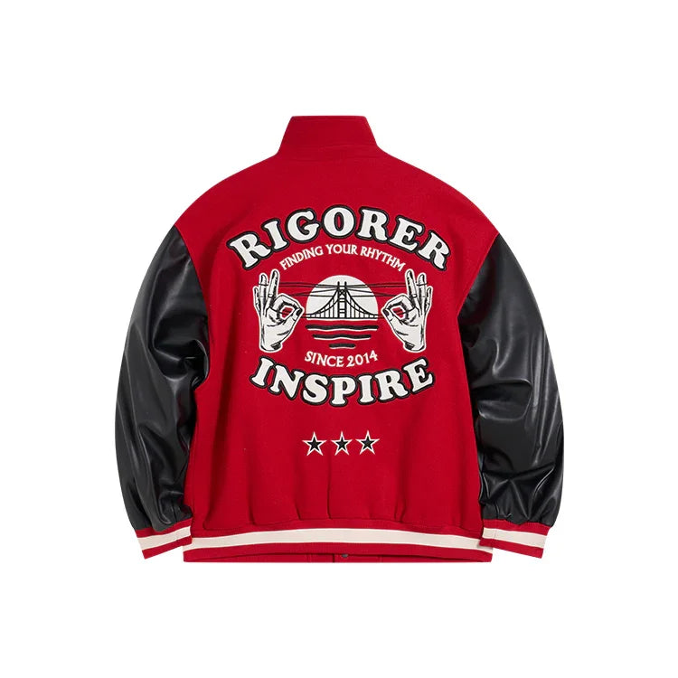 Rigorer X Brandin Podziemski Varsity Jacket – Bp Jacket – BPBazaar